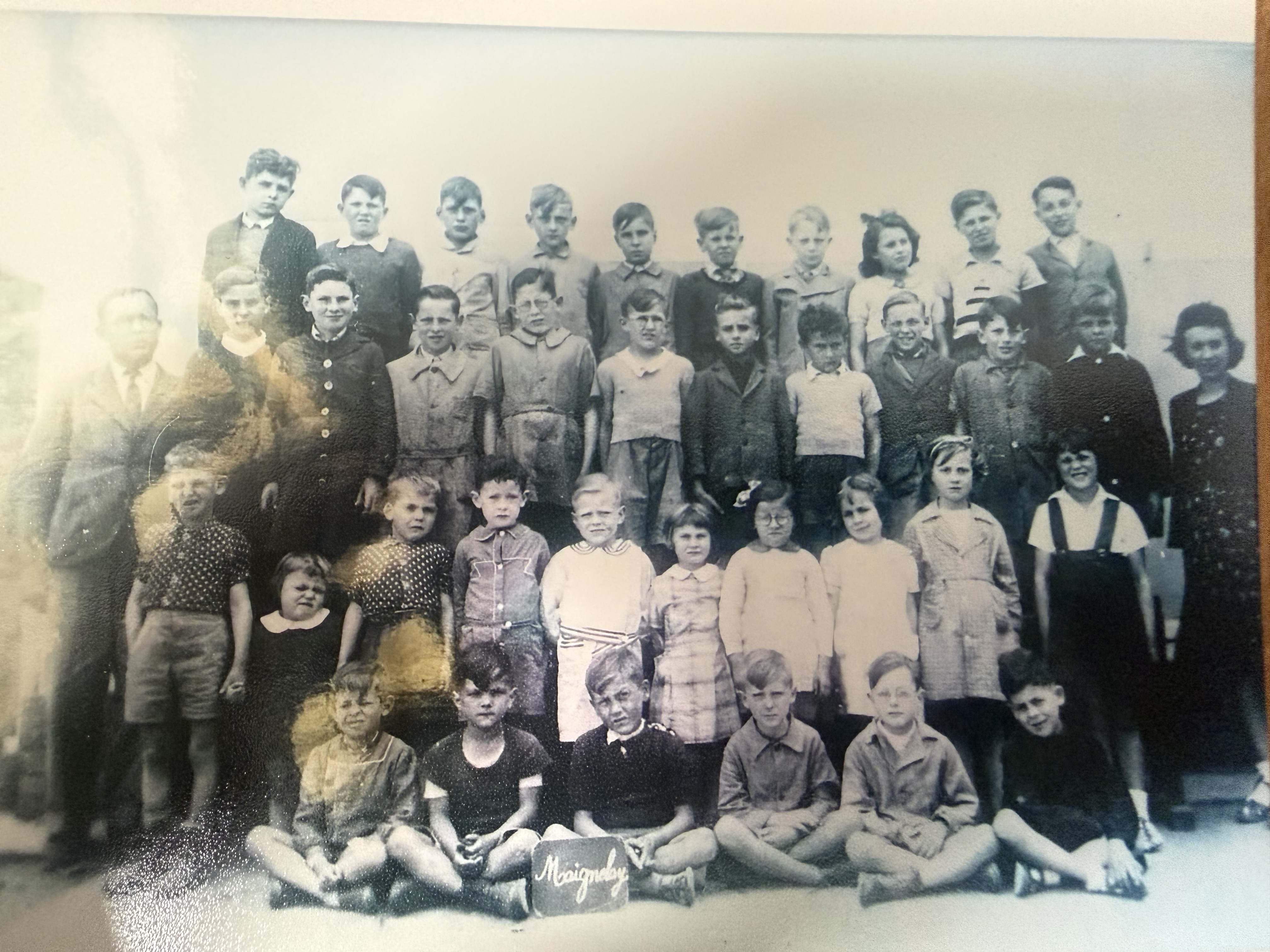 Hanna with her elementary school classmates