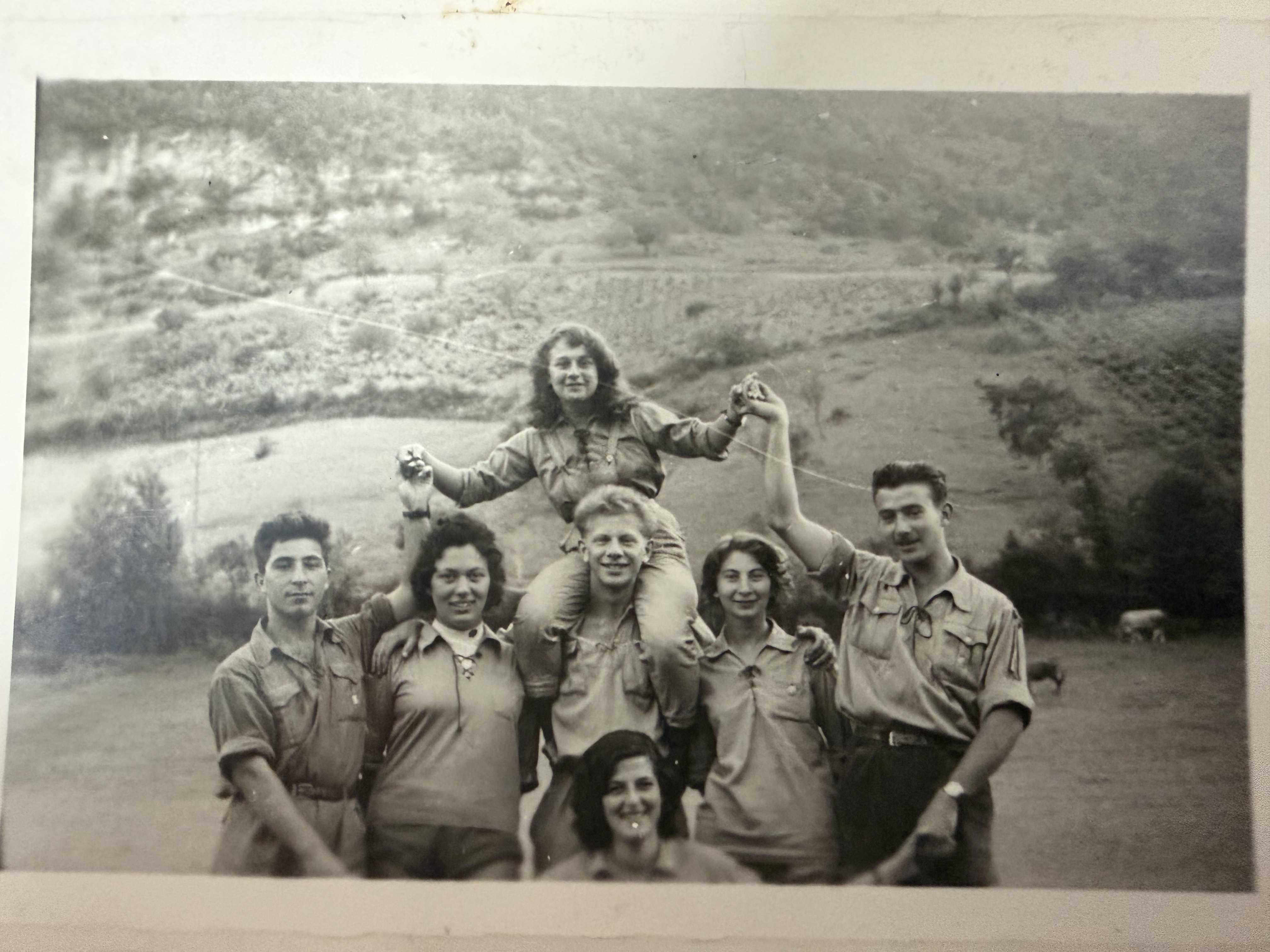 Hanna at age 17 in Montpellier youth movement camp